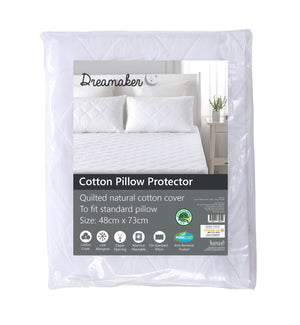 Cotton Covered Pillow Protector